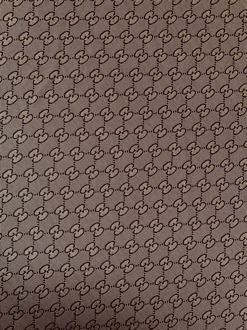 Classic Gucci Knitting Jacquard Cloth Fabric ,Pants Knitted Fabric , Fabric ,Elastic Fabric,Woman's Dress Fabric(Yellow)