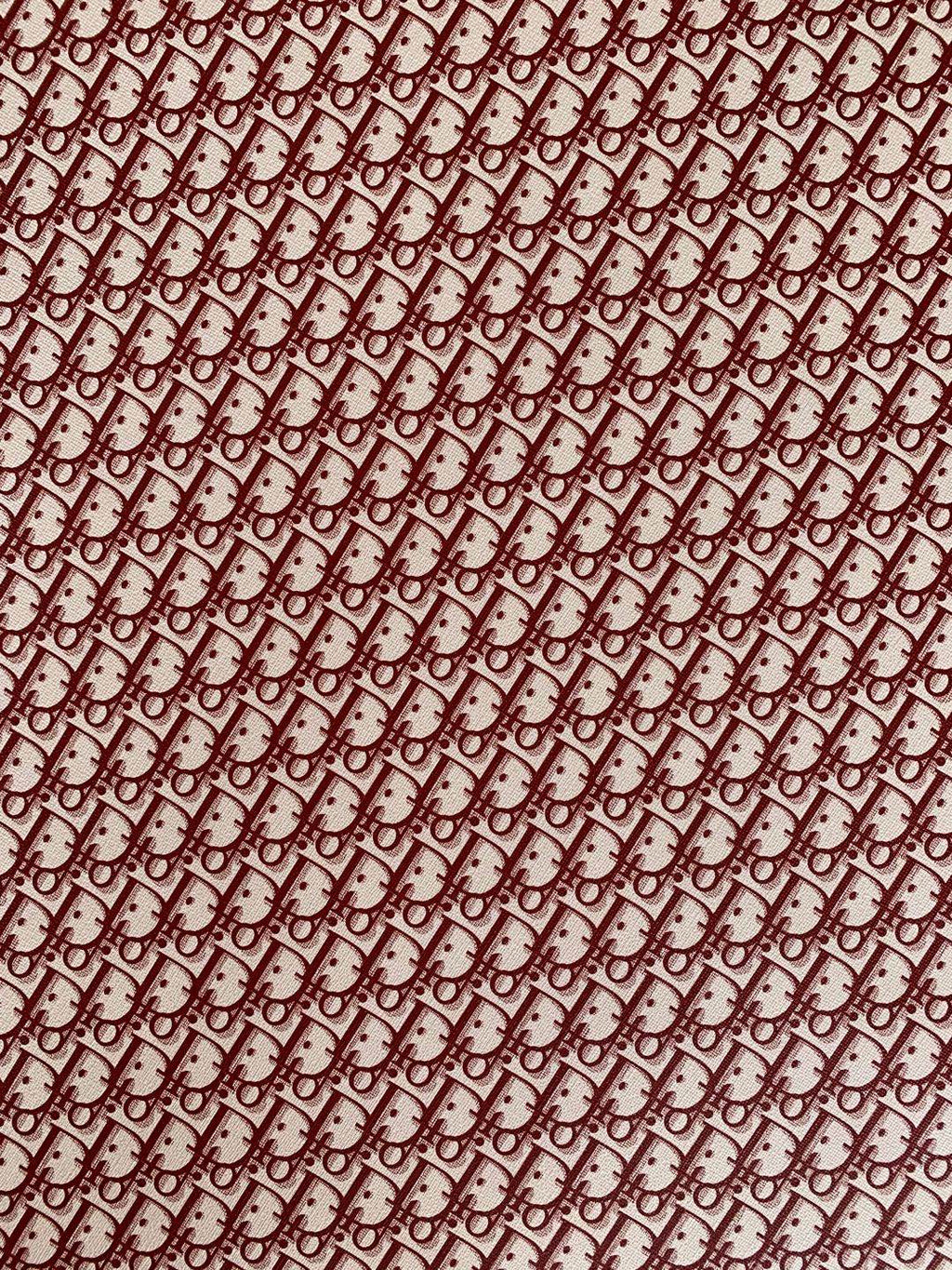 Classic  Leather Case Fabric,Handmade Bag Fabric,Hand-made Shoe Fabric (Red)