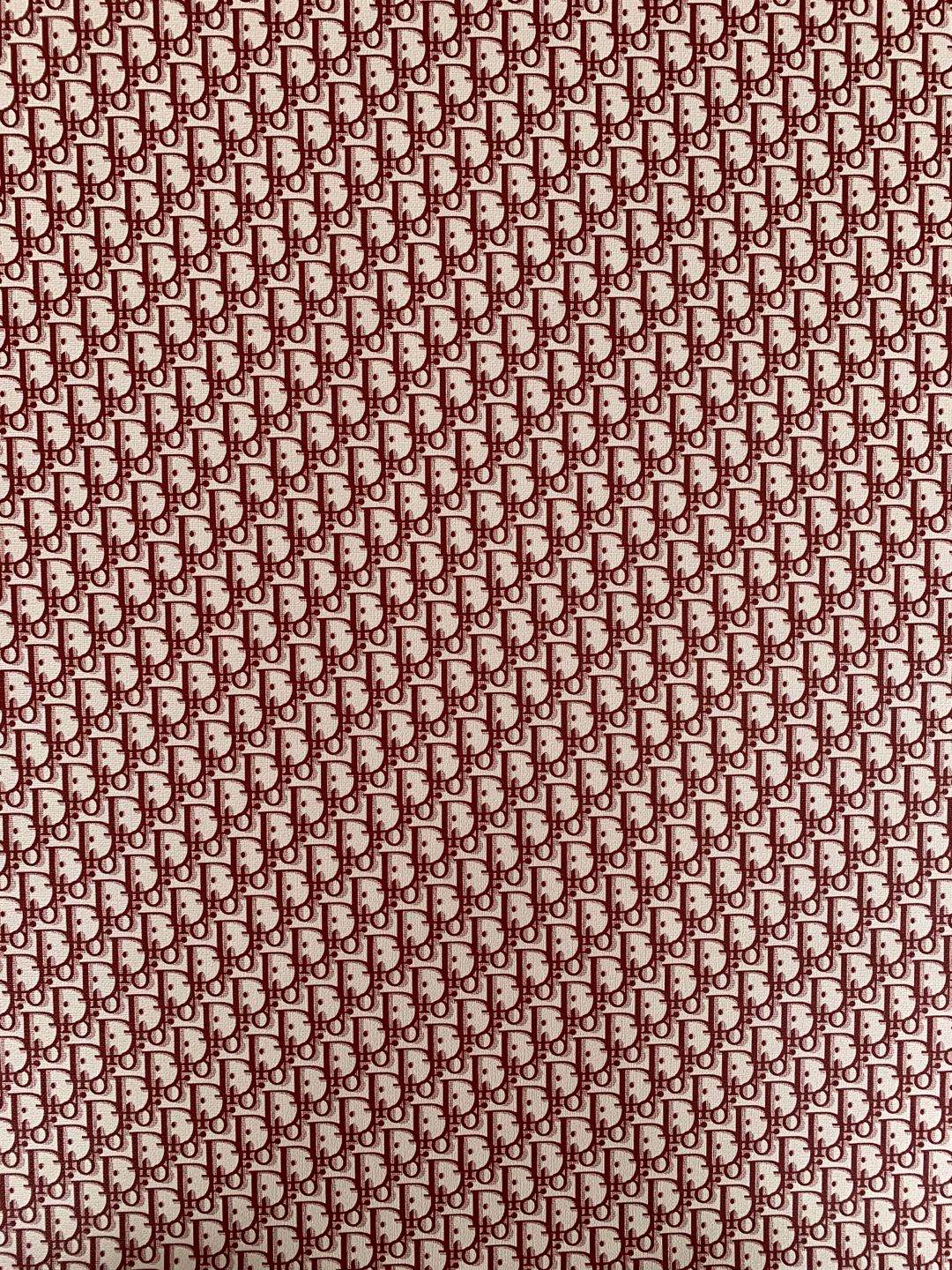 Classic  Leather Case Fabric,Handmade Bag Fabric,Hand-made Shoe Fabric (Red)