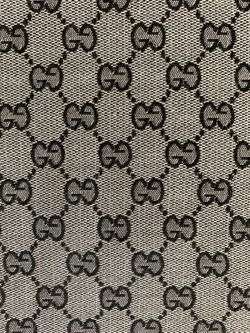Fashion Gucci Jacquard Fabric Cloth, Fabric Bags Fabric Shoes Fabric Hat Fabric By Yards (Gray)