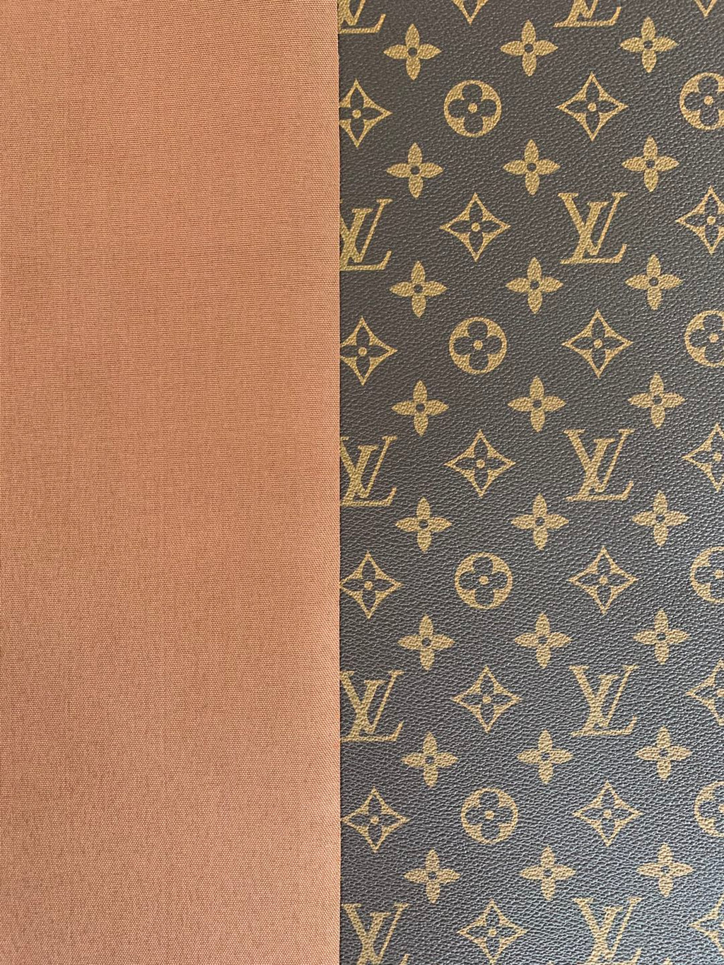 Fashion LV vinyl crafting leather fabric Bag leather ,shoes leather ,Handicraft leather By Yards
