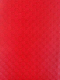 Classic Gucci Embossed Craft Leather Fabric Shoes Leather , Bags Leather Fabric By Yards (Red)