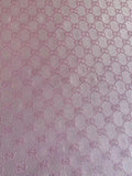 Fashion Gucci Jacquard Fabric Cloth, Fabric Bags Fabric Shoes Fabric Hat Fabric By Yards(Pink)