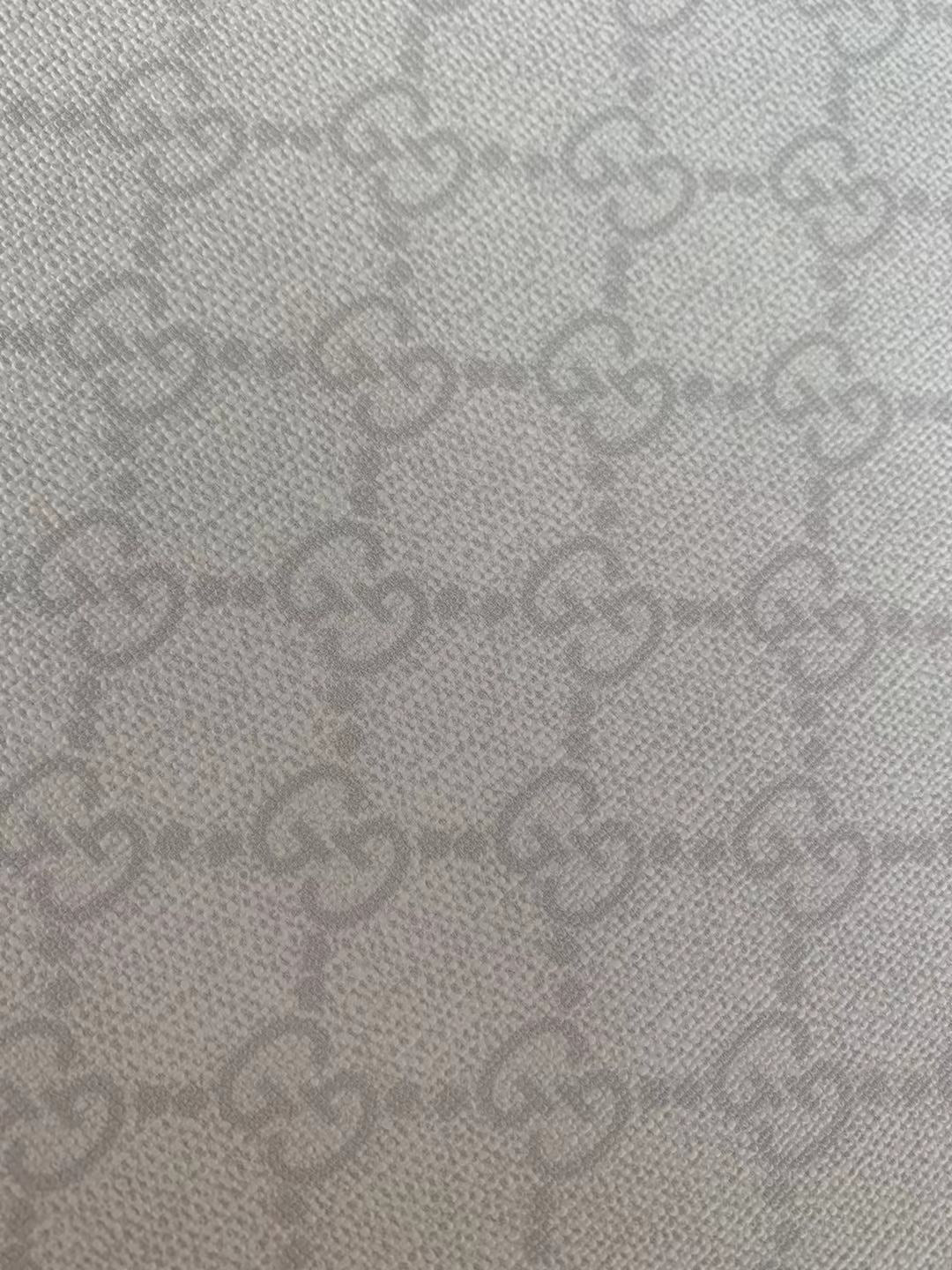 Classic Gucci crafting leather fabric Bag leather ,shoes leather ,Handicraft leather By Yard（White）