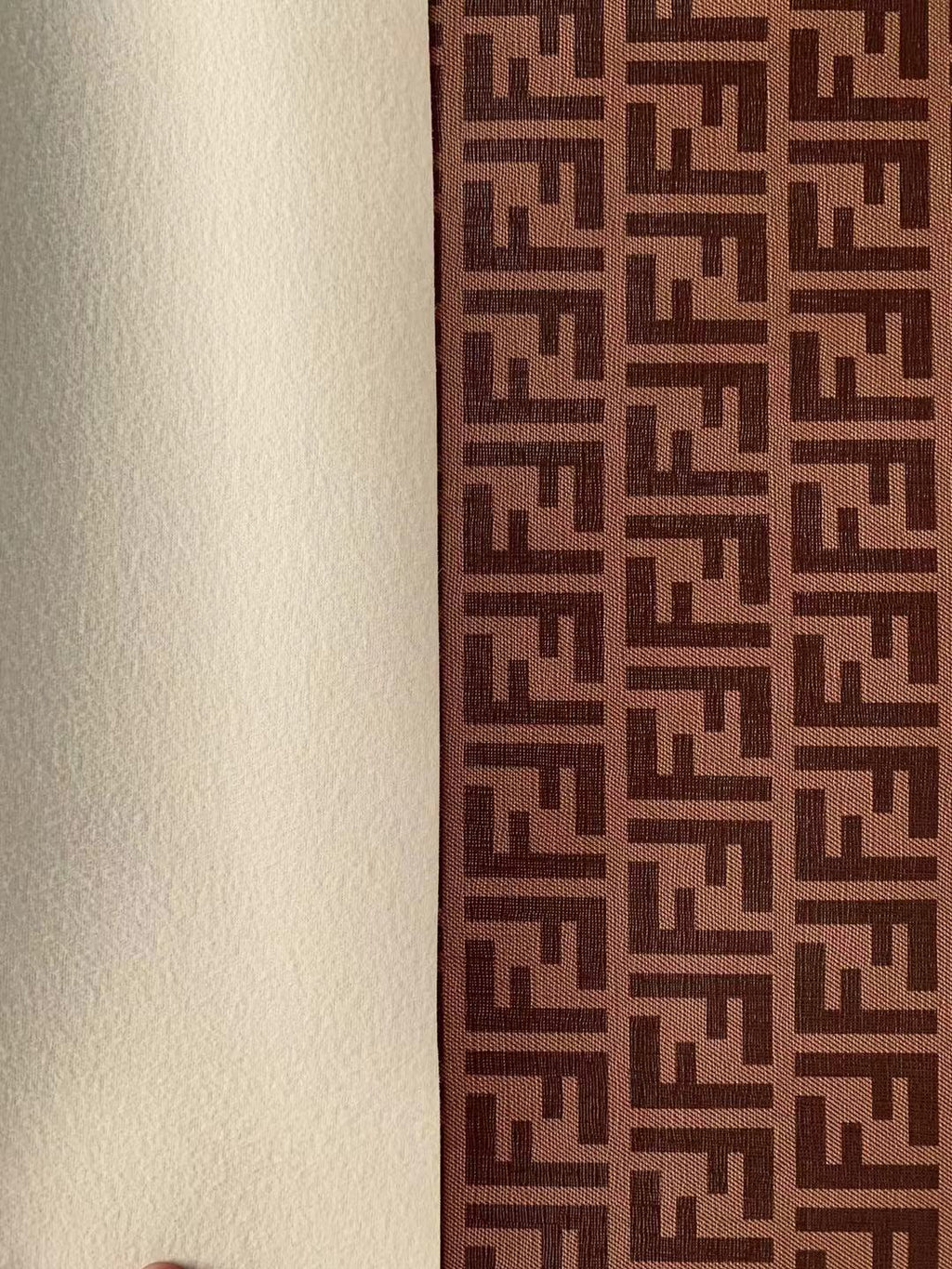 Classic Leather Crafting Fabric For Handmade Handicrafts By Yards (Brown)
