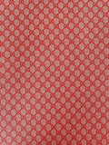 Classic Gucci crafting leather fabric Bag leather ,shoes leather ,Handicraft leather By Yard（Orange Red）
