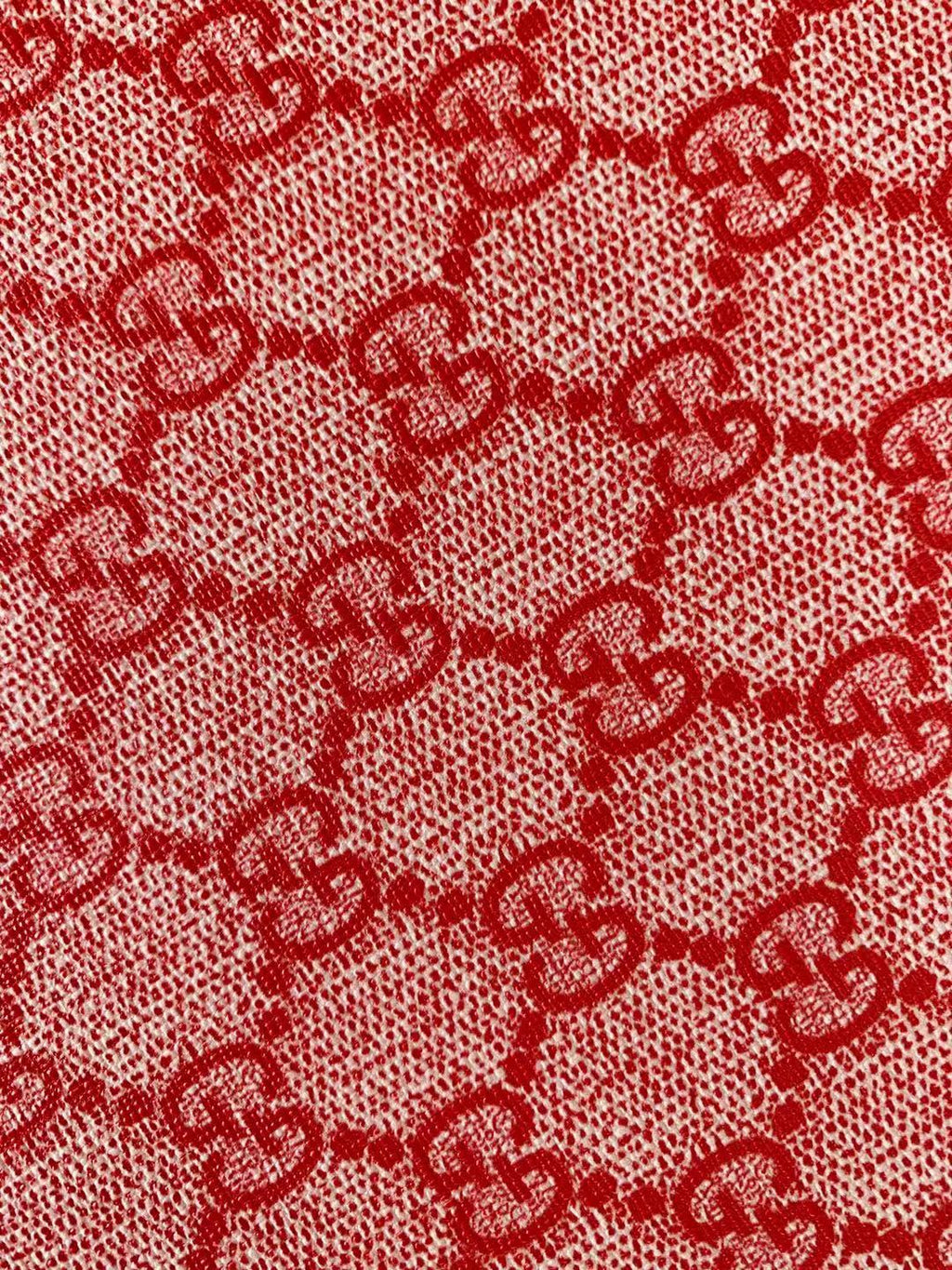 Classic Gucci crafting leather fabric Bag leather ,shoes leather ,Handicraft leather By Yard（Orange Red）