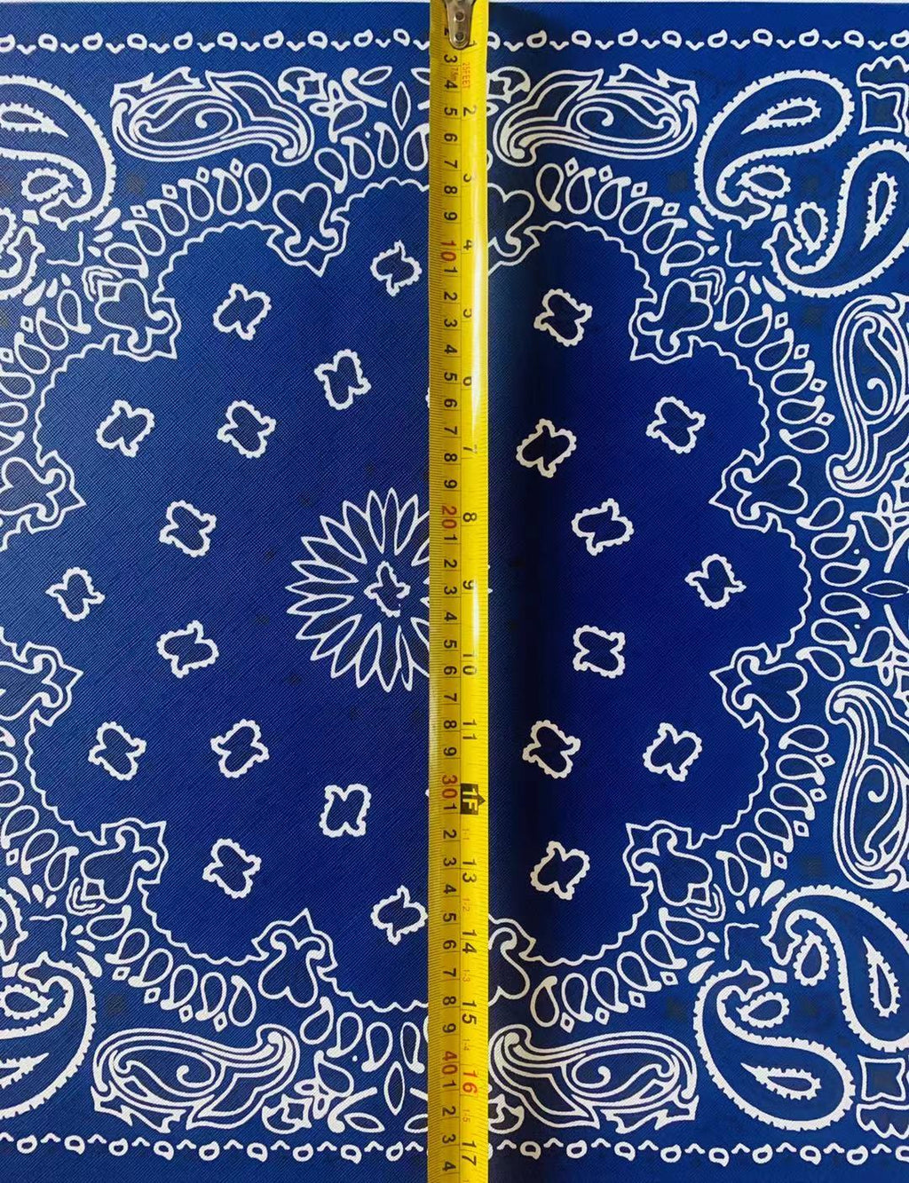 Classic Bandanas Leather Shoes Leather ,Bags Leather , Handicraft Leather, DIY Hair Bow Earrings Craft Supplies By 90x137cm ,Large Size (Blue)