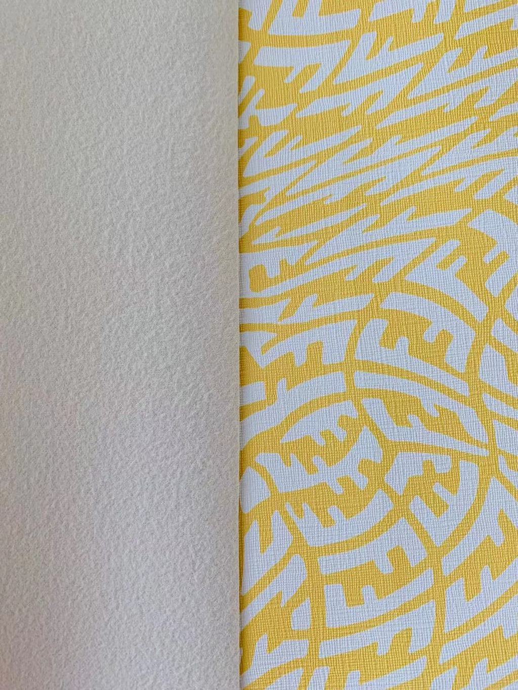 Classic Fendi Fluctuate Leather Crafting Fabric For Handmade Handicrafts By Yards (Yellow)