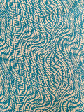 Classic Fluctuate Leather Crafting Fabric For Handmade Handicrafts By Yards (Blue)