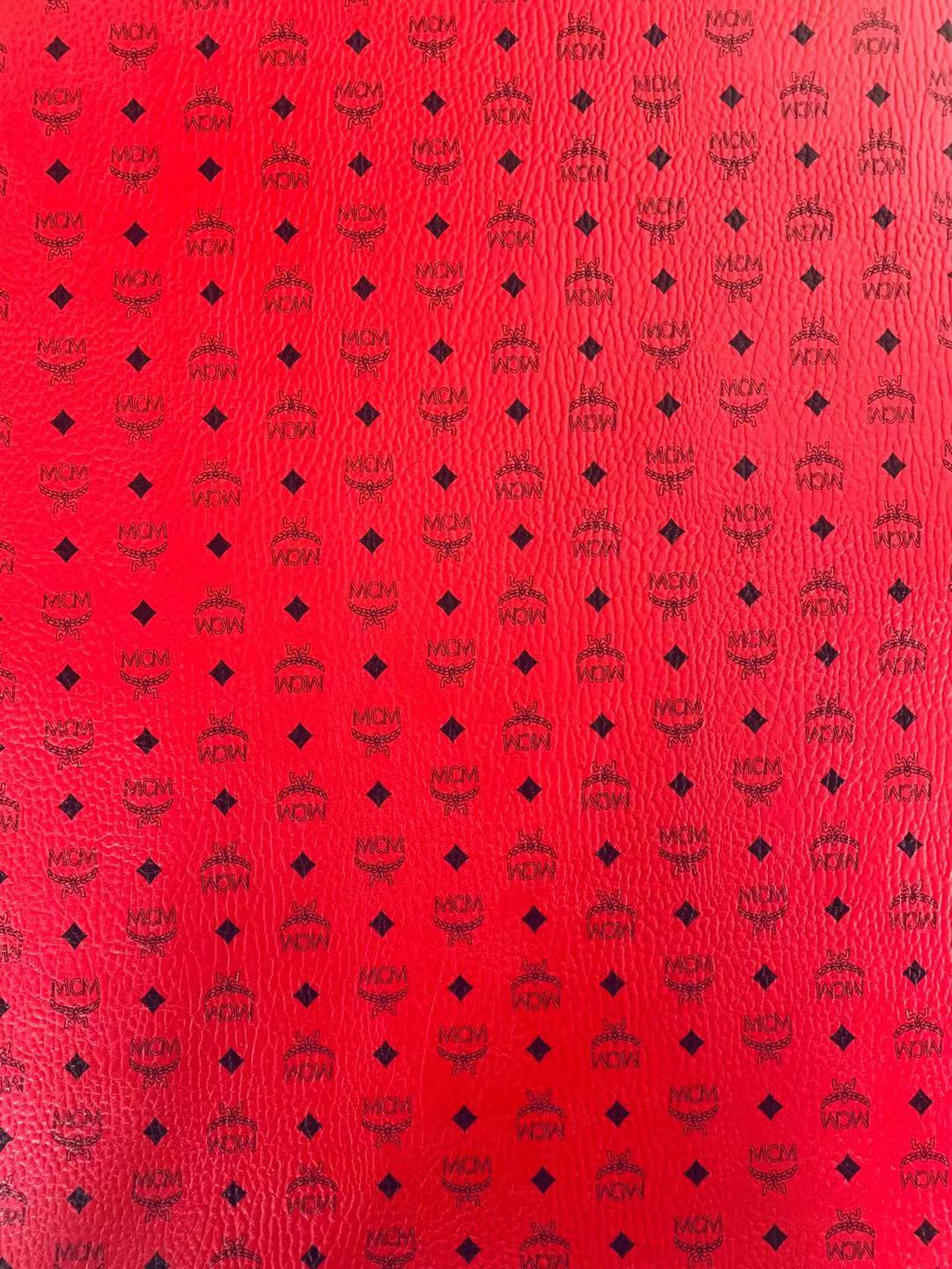 Classic Leather Case Fabric,Handmade Bag Fabric,Hand-made Shoes Fabric (Red)