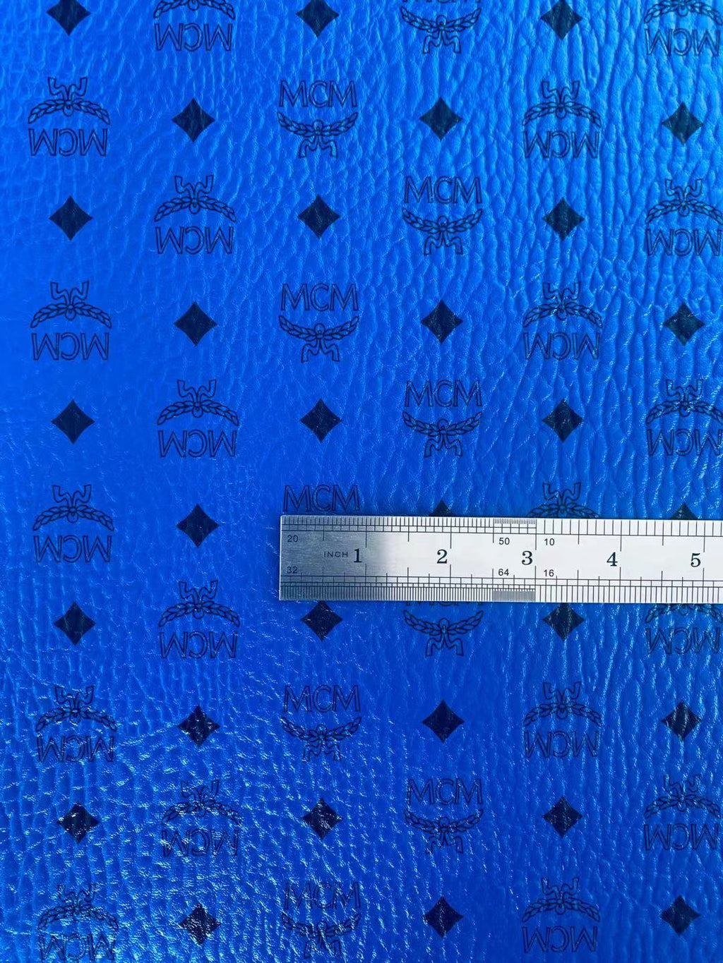 Classic Leather Case Fabric,Handmade Bag Fabric,Hand-made Shoes Fabric (Blue)