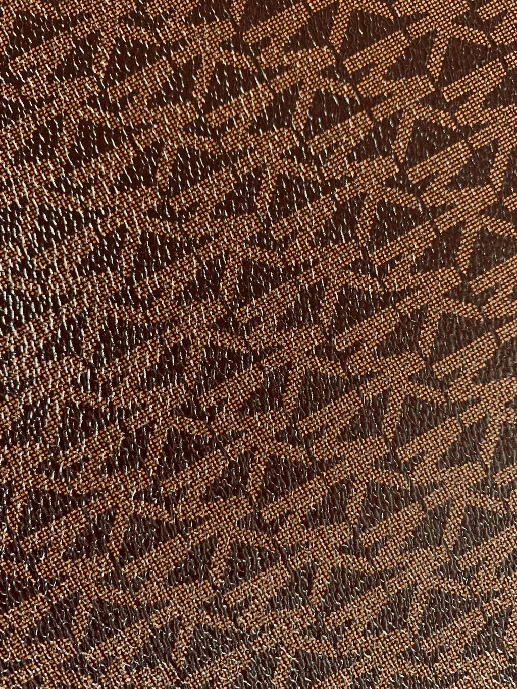 Fashion MK Leather Case Fabric Handmade Bag Fabric, Hand-made Shoes Leather Fabric By Yard( (Dark Brown )