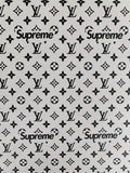 Fashion LV Leather Case Fabric ,Handmade Bag Fabric ,Hand-made Shoes Fabric (White)