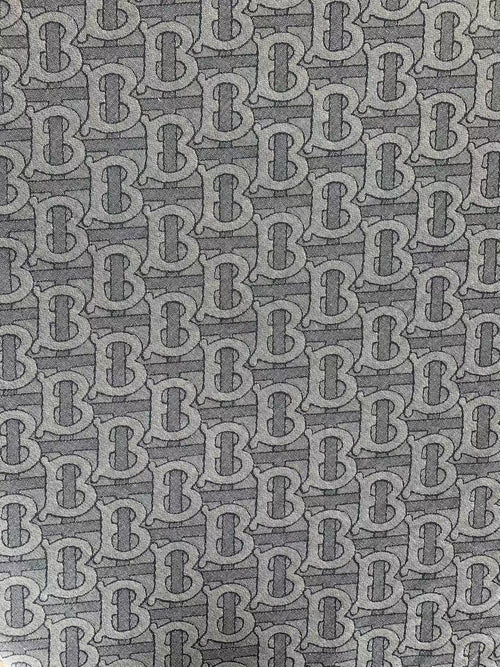 Classic Design Denim Woven Jacquard fabric ,TB Jean Denim Fabric For Handmade Goods By Yard ( Gray )