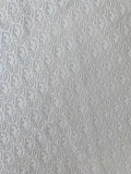 Classic  Dior Embossed Craft Leather Fabric Shoes Leather , Bags Leather Fabric By Yards (White)