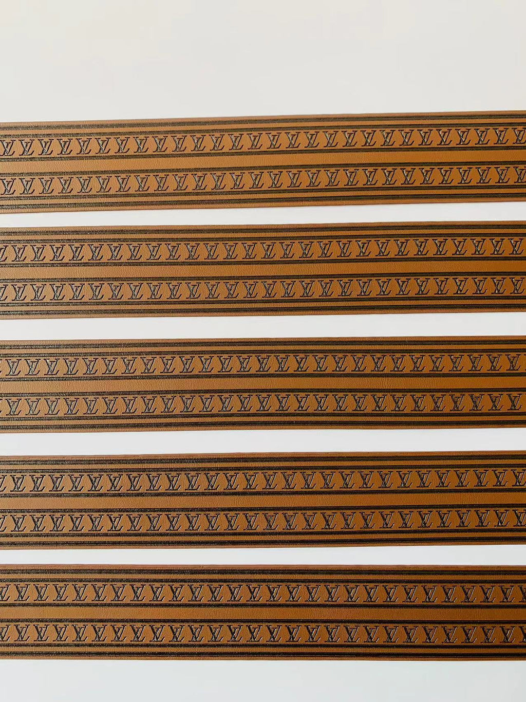 Fashion 120cm(47 inch) Length LV Luggage Leather Stripe, sewing leather bag accessories