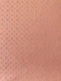 Fashion 0.5 inch  Embossed LV Craft Leather Fabric Shoes Leather , Bags Leather Fabric By Yards (Pink)