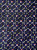 Fashion Gucci With Bear 0.8 inch Design Leather Fabric For Handmade Shoes ,Handicraft Goods By Yards
