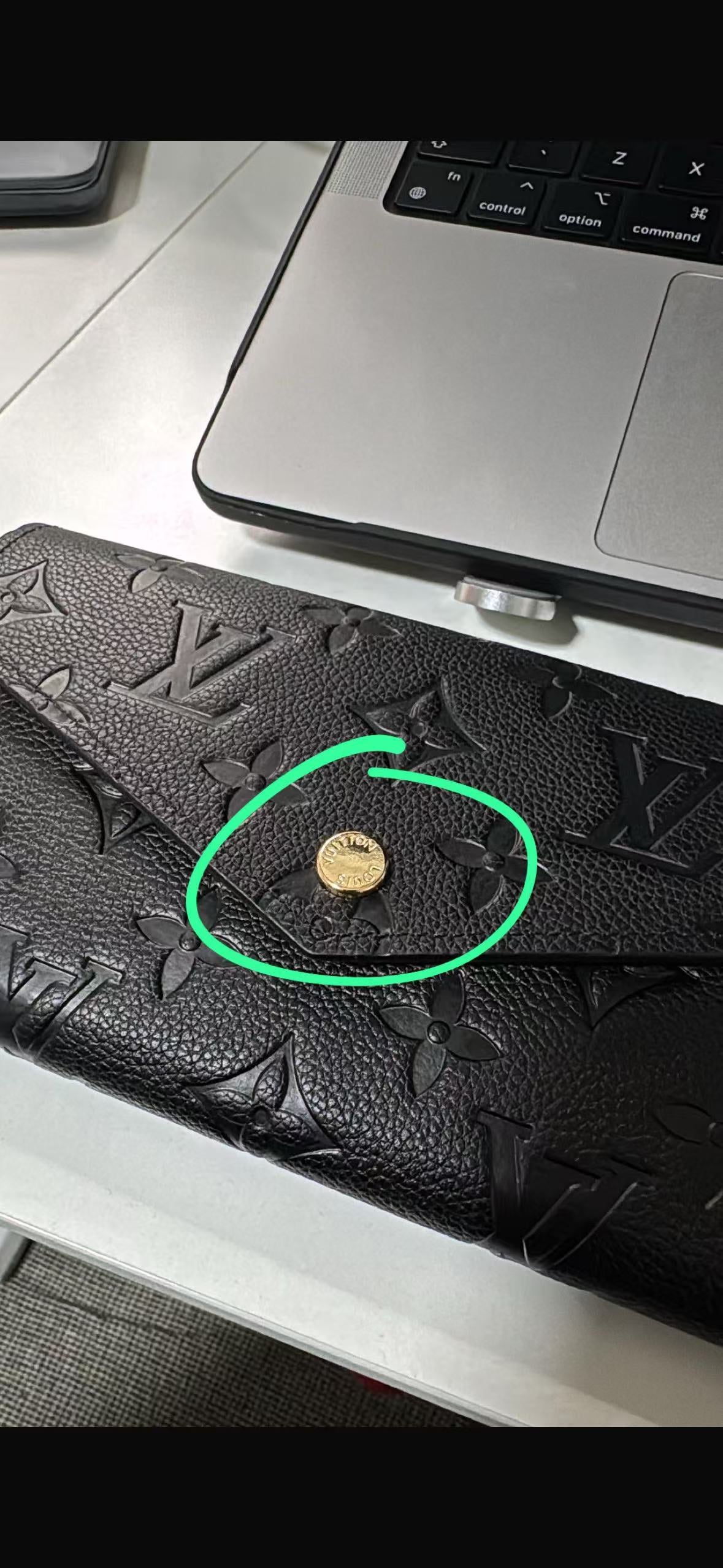 Craft Louis Vuitton Wallet Repair Gold Button Accessories