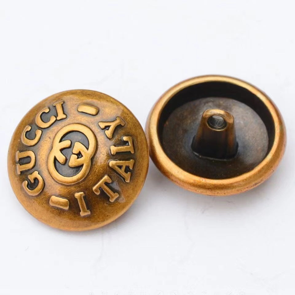 Craft  20MM Metal Material Gucci Button For Handmade Apperal