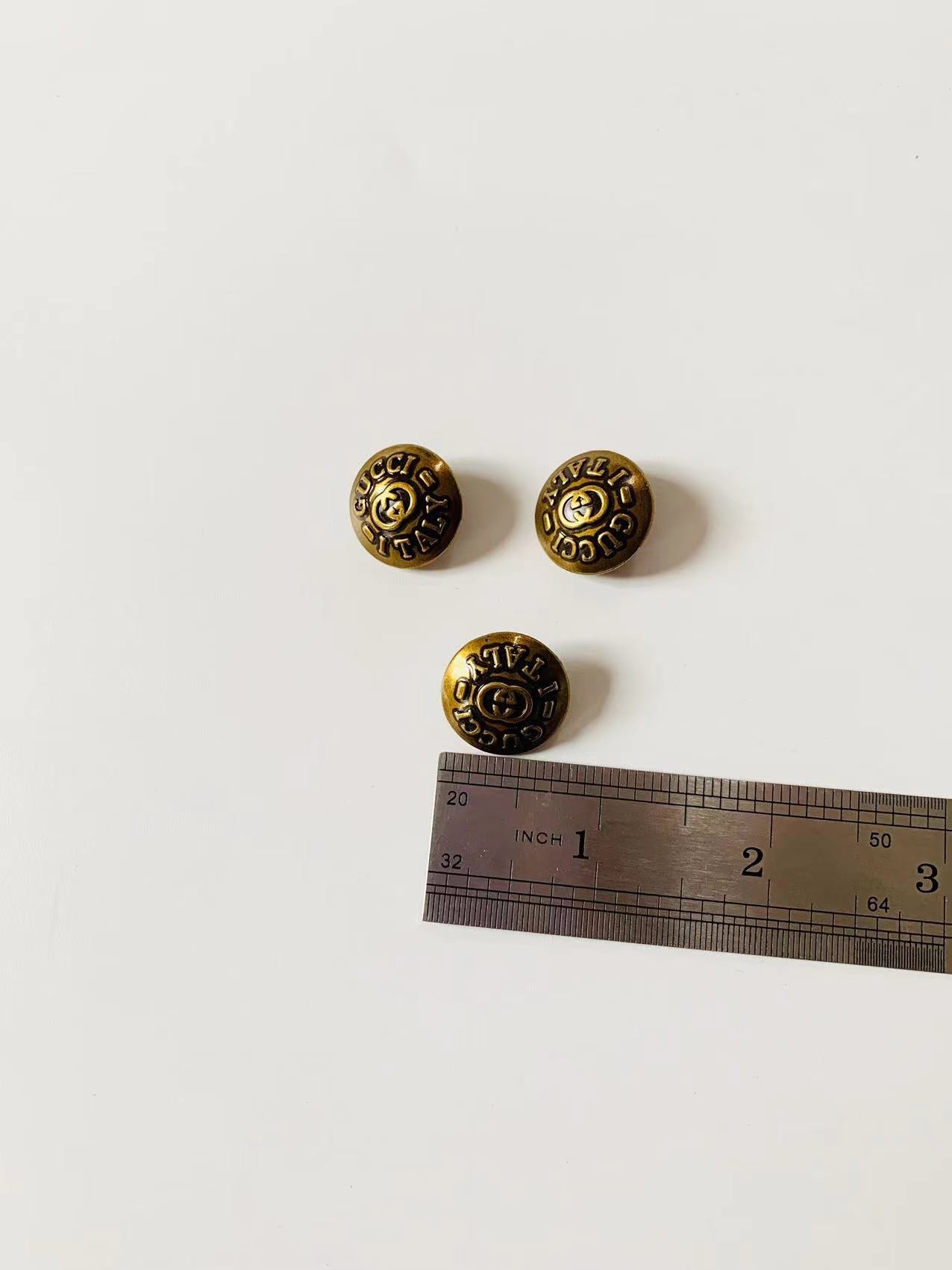 Craft  20MM Metal Material Gucci Button For Handmade Apperal