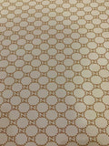Craft Tan Color Gucci Leather Fabric For Handicraft Goods By Yard