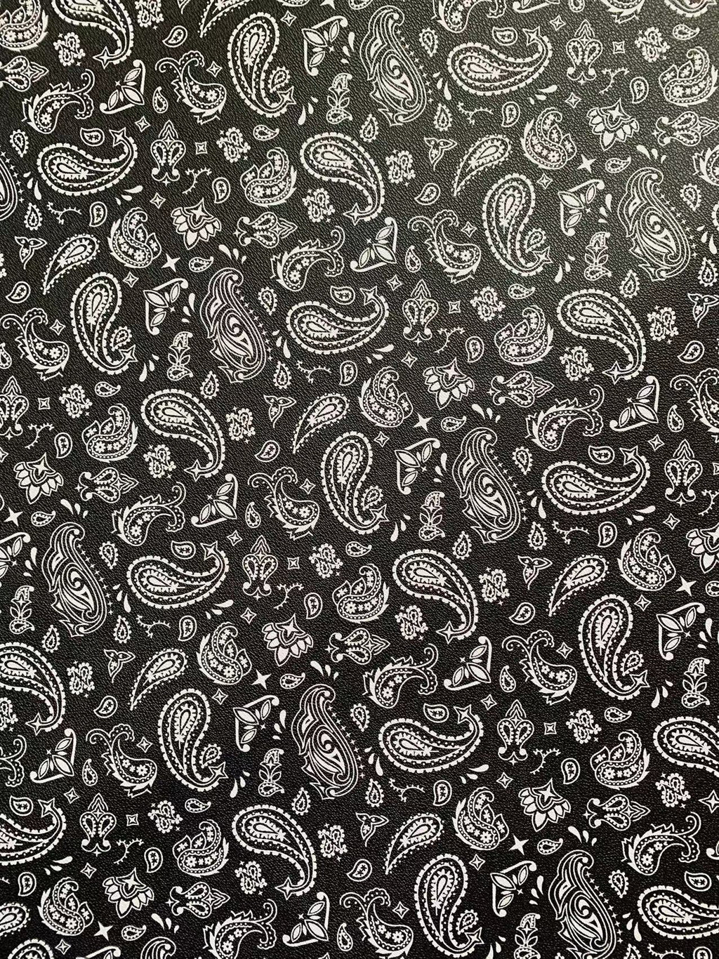Bandanas Leather For handmade DIY shoe,bag Goods,Craft Handicrafts Material leather By Yard(Black)