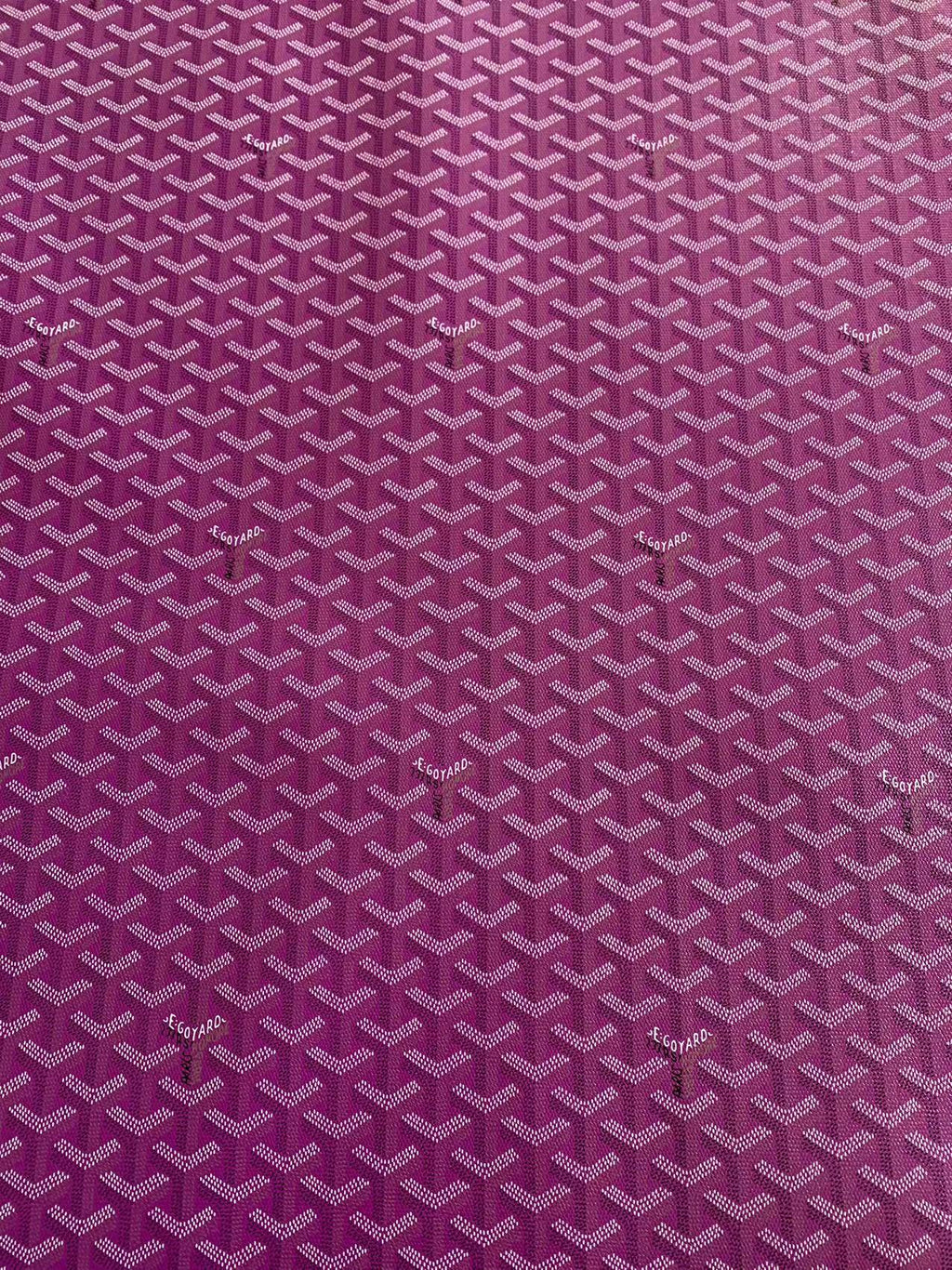 Best Quality Of Original Goyard Leather For Handmade Bag ,Furniture and Handicraft Goods By Yard(Purple)