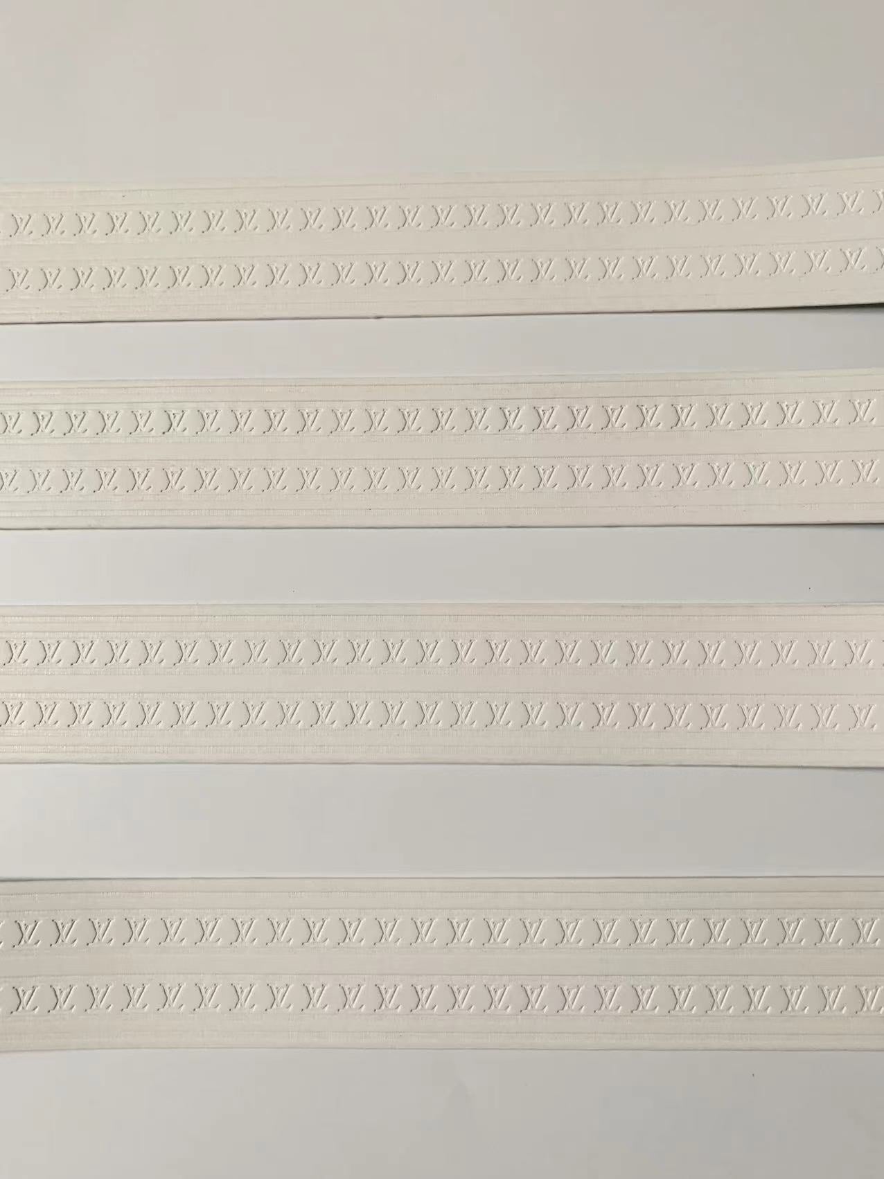 Fashion 120cm(47 inch) Length LV Luggage Leather Stripe, sewing leather bag Accessories(White)