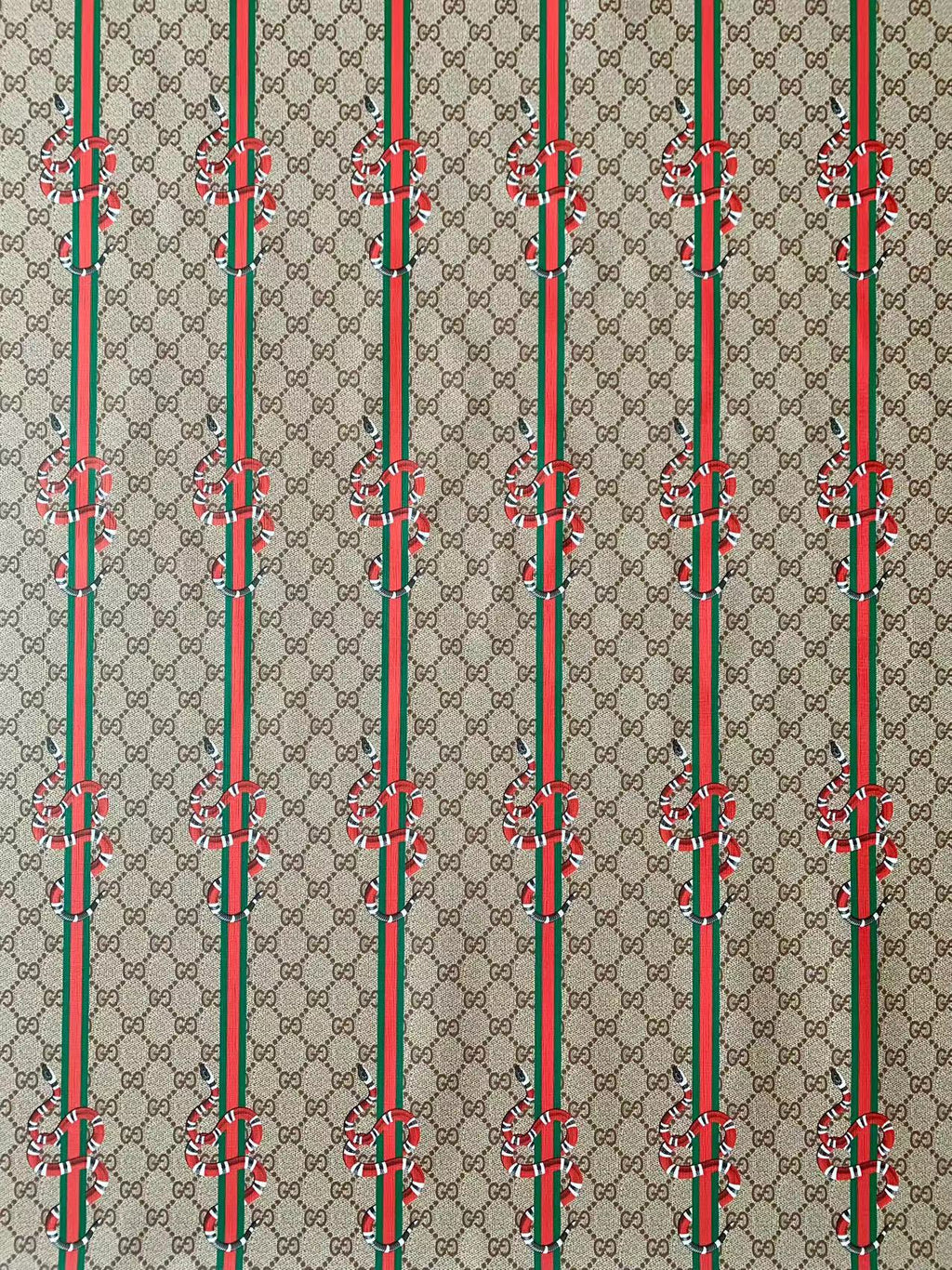 Tianchao Store New Gucci With Snake Straps Leather For Handmade Bag ,Sneaker,Upholstery Car seat