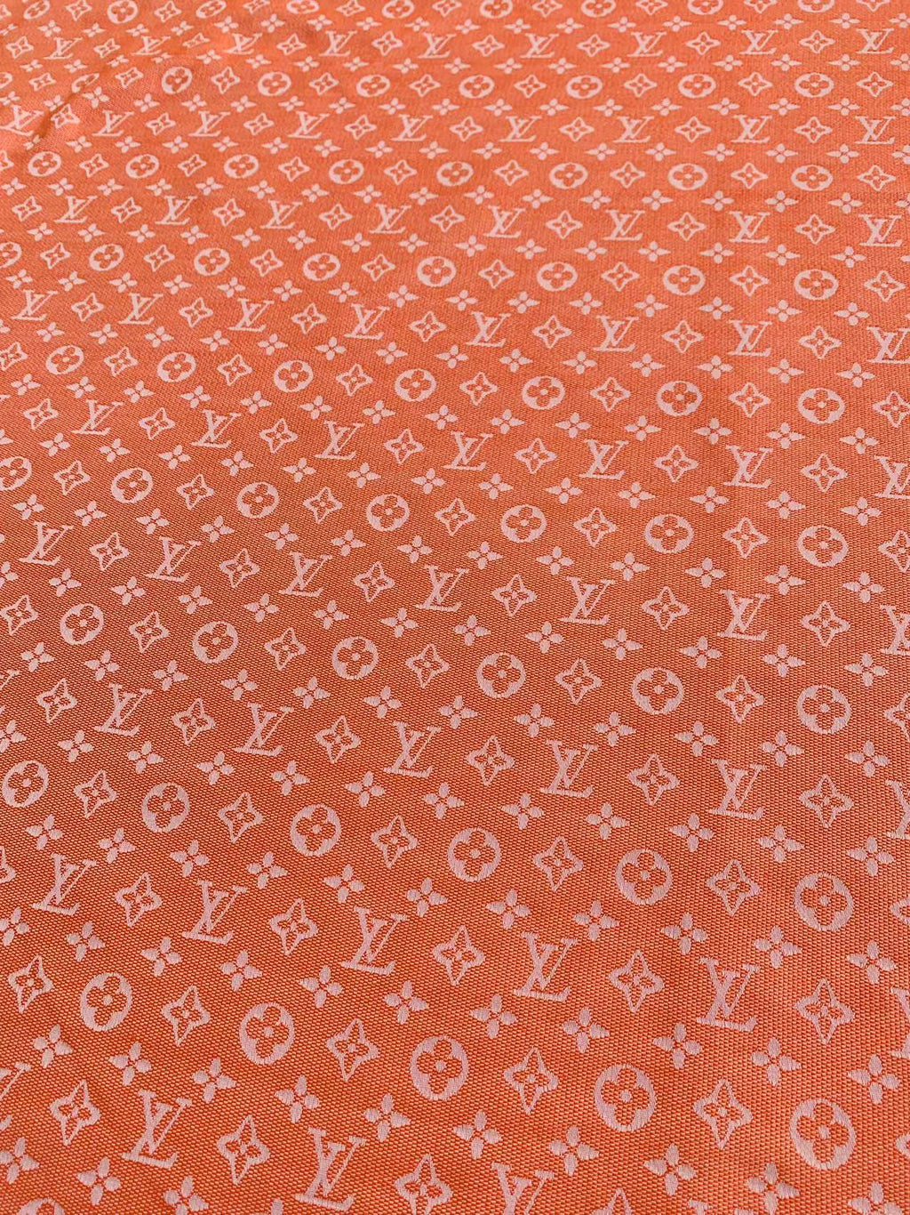 Tianchao Store Craft LV Cotton With Polyester Jacquard Cloth Fabric For Handmade Apparel (Orange)