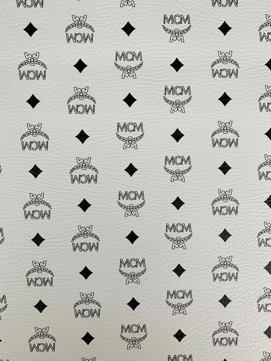 Classic White Color Leather Case Fabric,Handmade Bag Fabric,Hand-made Shoes Fabric ( White)