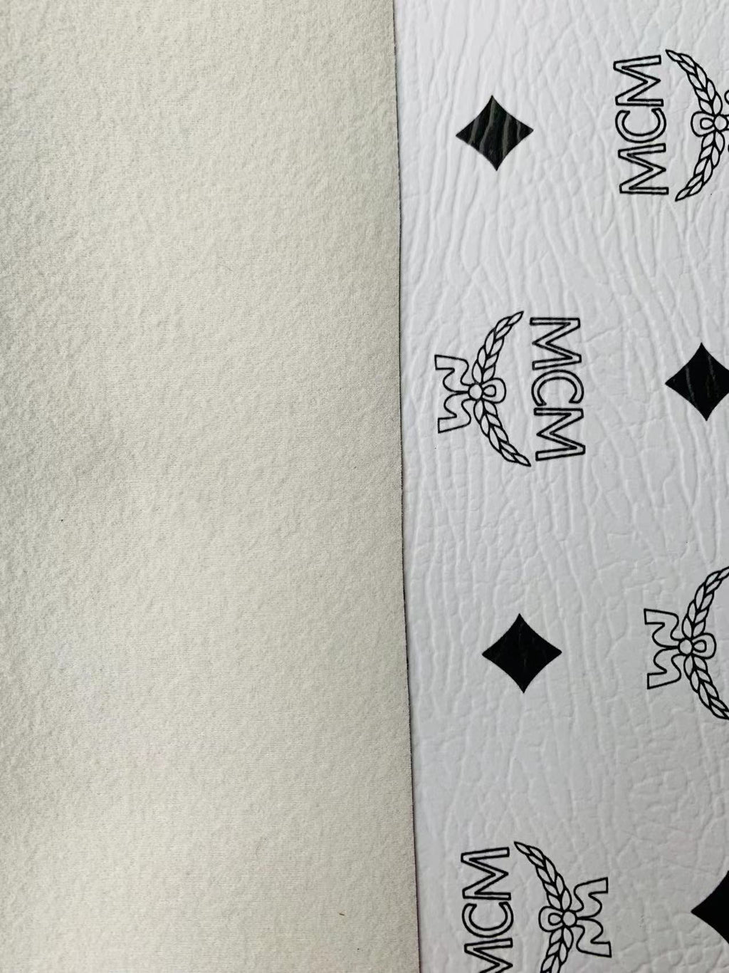 Classic White Color Leather Case Fabric,Handmade Bag Fabric,Hand-made Shoes Fabric ( White)