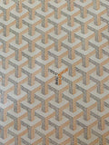 Original Light Khaki Goyard Best Quality Leather For Handmade Bag ,Furniture Handicraft By Yard