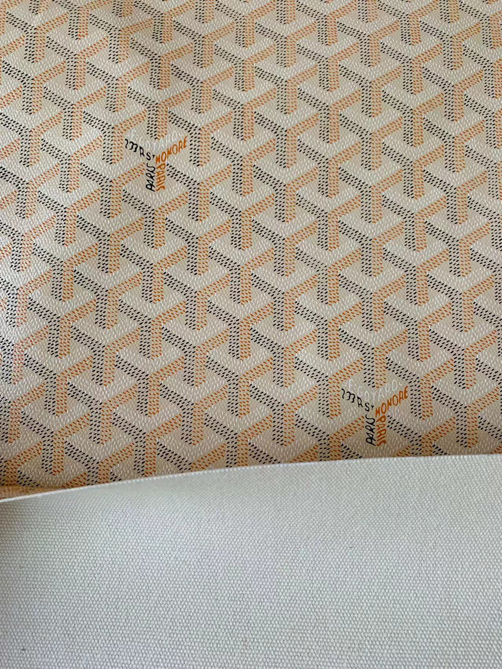 Original Light Khaki Goyard Best Quality Leather For Handmade Bag ,Furniture Handicraft By Yard