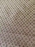 Fashion Tan LV Jacquard Cloth Fabric For Handmade Sneaker,Upholstery And Apparel