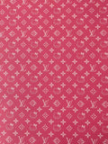Fashion White With Pink LV Hello Kitty Vinyl Leather For Bag ,Shoes ,Handicraft Upholstery By Yards