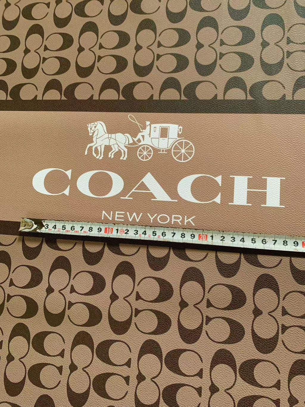 Craft Coach With Carriage Design Leather For Handmade Sneaker, Upholstery Car Seat By Yard