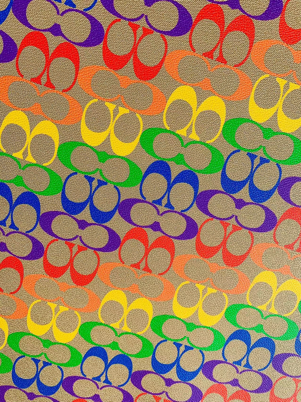 Classic Colorful Coach Leather For Handmade Bag,Sneaker Upholstery Goods By Yard