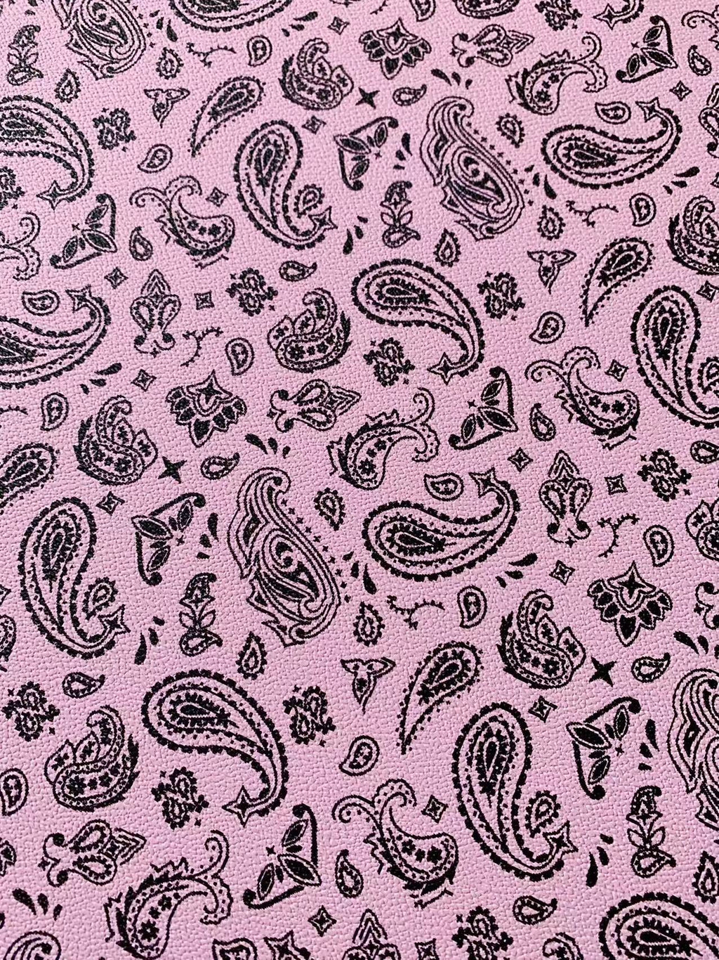 Bandanas Leather For handmade DIY shoe,bag Goods,Craft Handicrafts Material leather By Yard(Pink)