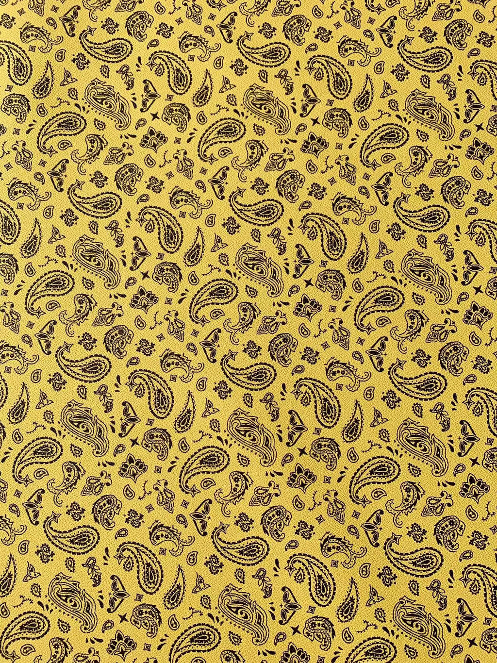 Bandanas Leather For handmade DIY shoe,bag Goods,Craft Handicrafts Material leather By Yard(Yellow)