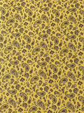 Bandanas Leather For handmade DIY shoe,bag Goods,Craft Handicrafts Material leather By Yard(Yellow)