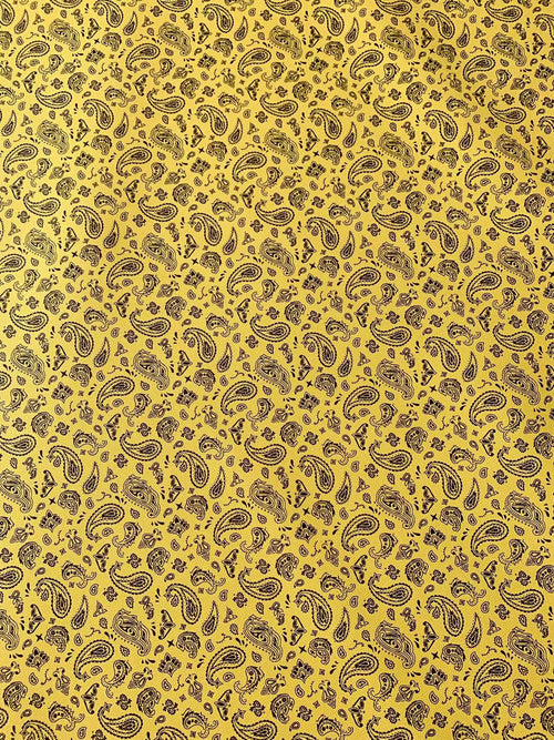 Bandanas Leather For handmade DIY shoe,bag Goods,Craft Handicrafts Material leather By Yard(Yellow)