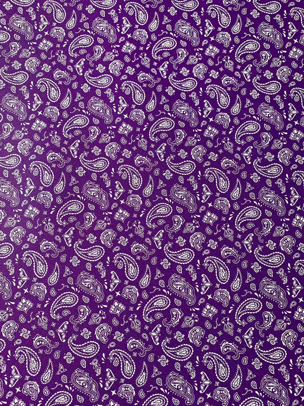 Bandanas Leather For handmade DIY shoe,bag Goods,Craft Handicrafts Material leather By Yard(Purple)