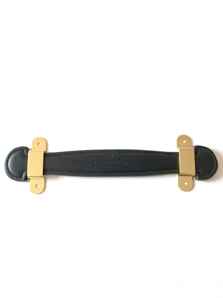 Craft LV Suitcase Hardware Handle ，Box Handle Accessories For Handmade Goods(Black)