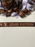 Craft Deep Brown LV Elastic Strips ,Ribbon For Handmade Clothing ,Apparle Handicraft Goods
