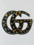 Craft Gucci 8.1"x6.5"Embroidery Sequins Patches For Handmade Apparel