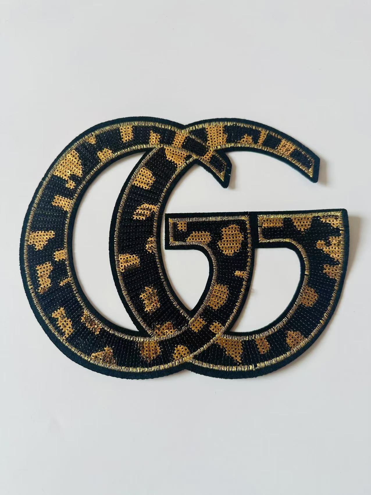 Craft Gucci 8.1"x6.5"Embroidery Sequins Patches For Handmade Apparel