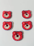 Craft 2.3"x2.2 "Lotso Strawberry Bear Embroidery  Patches For Handmade Handicraft